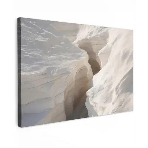 Kloof - Wit - Sneeuw canvas 2cm klein -z3d