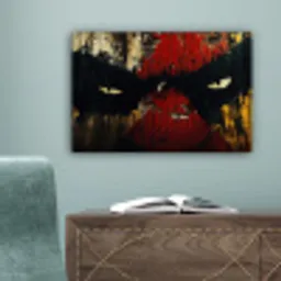 Graffiti - Ogen - Abstract canvas 2cm klein -sfeer4