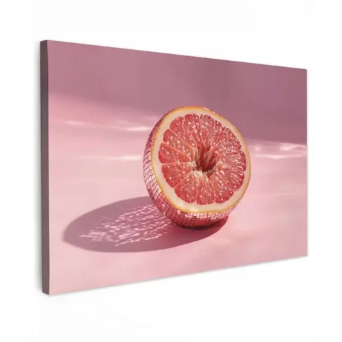 Grapefruit - Roze - Disco - Shiny canvas 2cm klein -z3d