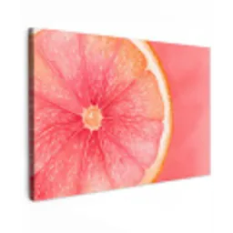 Grapefruit - Roze - Levendig canvas 2cm klein -z3d