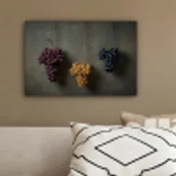 Druiven - Kleurrijk - Muur canvas 2cm klein -sfeer3