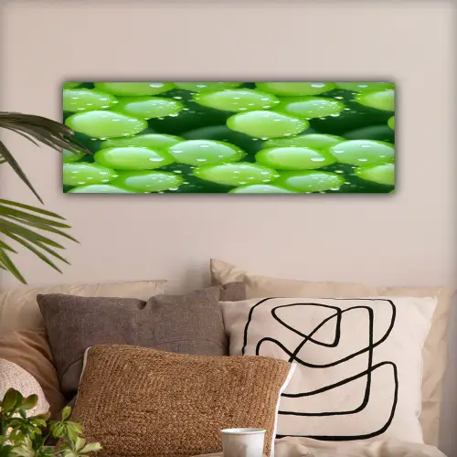 Druiven - Groen - Druppels canvas 2cm klein 828 -sfeer1