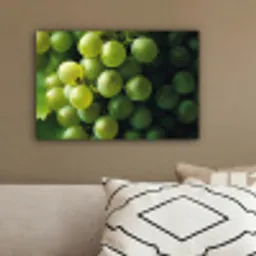 Druiven - Tros - Groen canvas 2cm klein -sfeer3