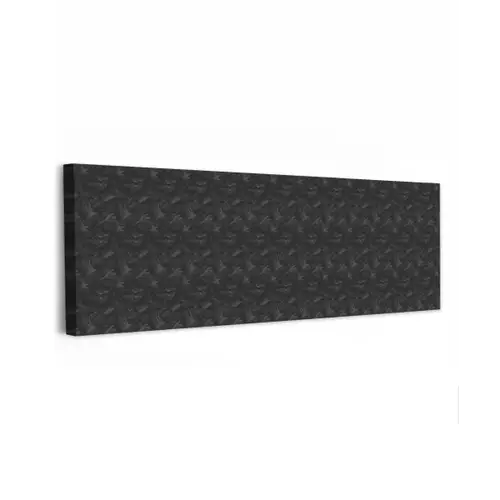 Grijs - Vogels - Patroon canvas 2cm klein 828 -z3d