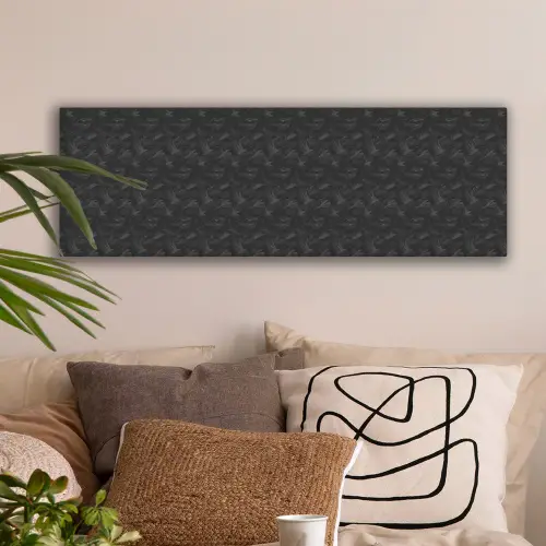 Grijs - Vogels - Patroon canvas 2cm klein 828 -sfeer1