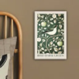 Groen - Vogel  - Bloemen canvas 2cm klein -sfeer3