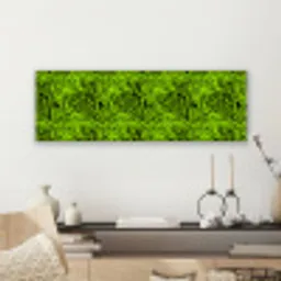 Groen - Zwart - Zebra canvas 2cm klein 828 -sfeer6