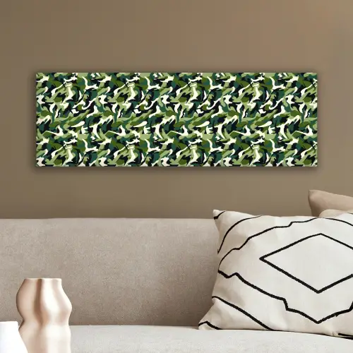 Groen - Vloeiend - Camouflage canvas 2cm klein 828 -sfeer3