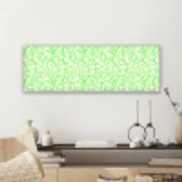 Groen - Lijnen - Abstract - Neon canvas 2cm klein 828 -sfeer6