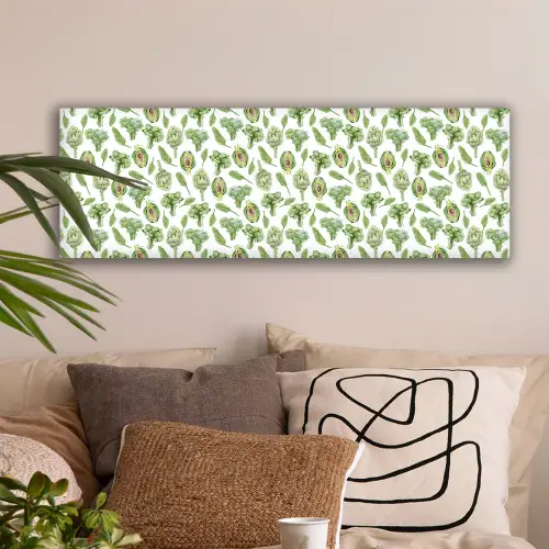 Groene - Groente - Broccoli - Artisjokken canvas 2cm klein 828 -sfeer1
