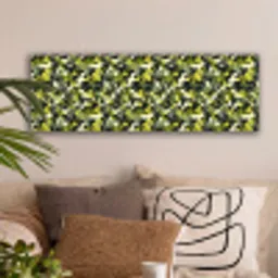 Groen - Geel - Camouflage - Patroon canvas 2cm klein 828 -sfeer1