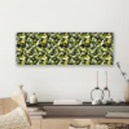 Groen - Geel - Camouflage - Patroon canvas 2cm klein 828 -sfeer6