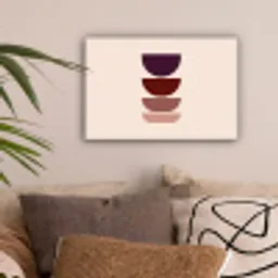 Harmonieus - Symmetrisch - Rood canvas 2cm klein -sfeer1