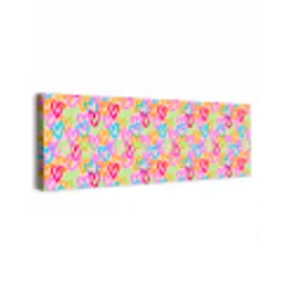 Hart - Neon - Patroon - Kleur canvas 2cm klein 828 -z3d