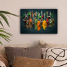 Kruiden - Specerijen - Lepels canvas 2cm klein -sfeer1