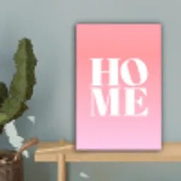Home - Letters - Groot - Roze canvas 2cm klein -sfeer4