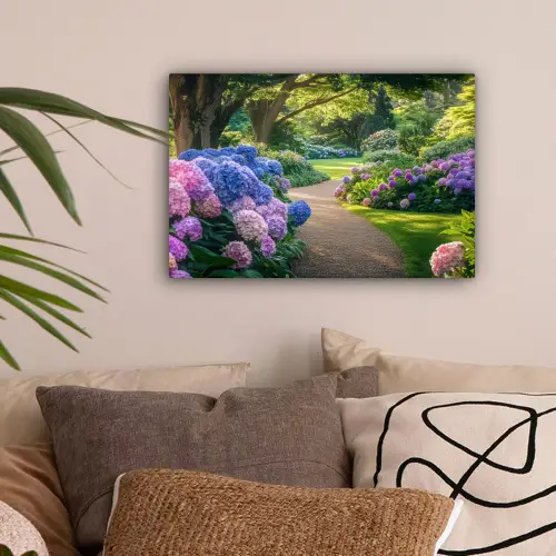 Hortensia- Park - Pad canvas 2cm klein -sfeer1