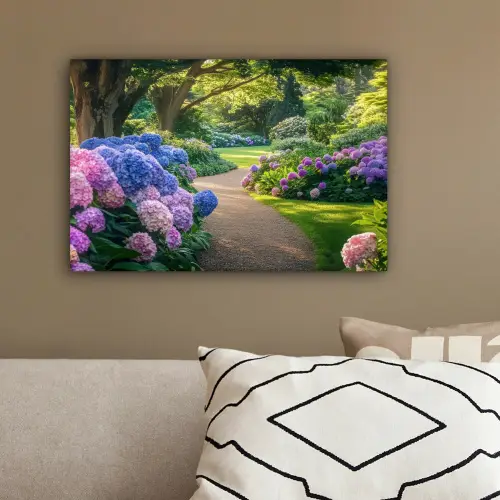 Hortensia- Park - Pad canvas 2cm klein -sfeer3