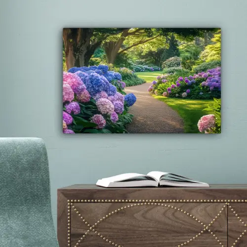 Hortensia- Park - Pad canvas 2cm klein -sfeer4