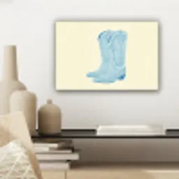Illustratie - Cowboylaarzen - Patroon canvas 2cm klein -sfeer6