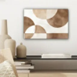 Snijdende cirkels - Overlappende vlakken canvas 2cm klein -sfeer6