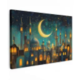 Islamitisch - Moskee - Ramadan - Islam canvas 2cm klein -z3d