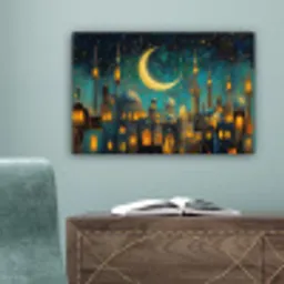Islamitisch - Moskee - Ramadan - Islam canvas 2cm klein -sfeer4