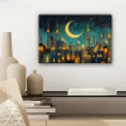 Islamitisch - Moskee - Ramadan - Islam canvas 2cm klein -sfeer6