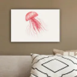 Kwal - Tentakels - Roze canvas 2cm klein -sfeer3