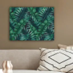 Jungle - Bladeren - Tropical canvas 2cm klein -sfeer3