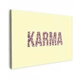 Karma - Luipaardprint - Geel canvas 2cm klein -z3d
