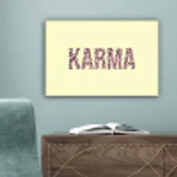 Karma - Luipaardprint - Geel canvas 2cm klein -sfeer4