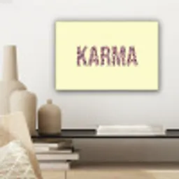 Karma - Luipaardprint - Geel canvas 2cm klein -sfeer6