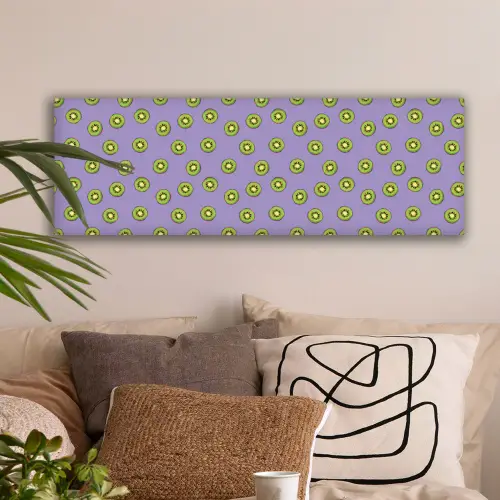 Kiwi - Patroon - Paars canvas 2cm klein 828 -sfeer1
