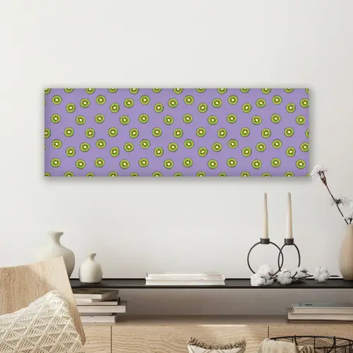 Kiwi - Patroon - Paars canvas 2cm klein 828 -sfeer6