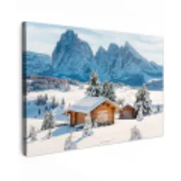 Landschap - Winter - Sneeuw canvas 2cm klein -z3d