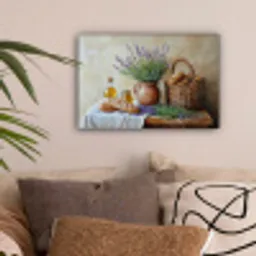 Lavendel - Brood - Stilleven canvas 2cm klein -sfeer1