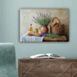 Lavendel - Brood - Stilleven canvas 2cm klein -sfeer4