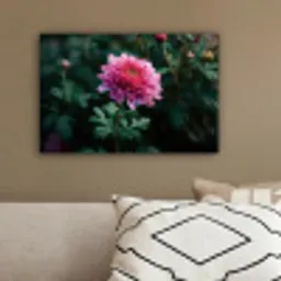 Blad - Chrysant - Roze - Schaduw canvas 2cm klein -sfeer3