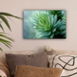 Blad - Plant - Groen - Textuur canvas 2cm klein -sfeer1