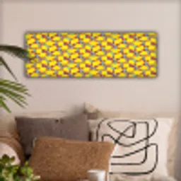 Citroenen - Geel - Stippen - Oranje canvas 2cm klein 828 -sfeer1