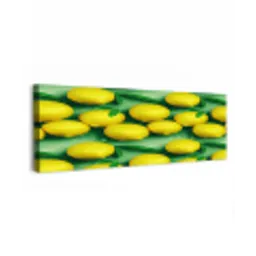 Citroenen - Geel - Groen - Druppels canvas 2cm klein 828 -z3d