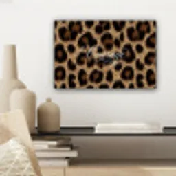 Luipaardprint - Bruin - Courage - Sierlijk canvas 2cm klein -sfeer6