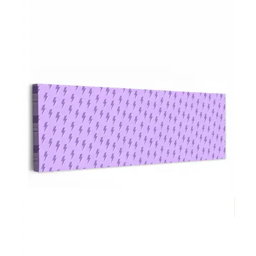 Bliksem - Paars - Lila canvas 2cm klein 828 -z3d
