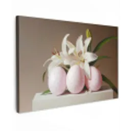 Lelies - Eieren - Pasen canvas 2cm klein -z3d