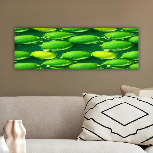 Limoen - Groen - Water canvas 2cm klein 828 -sfeer3