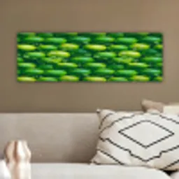 Limoenen - Druppels - Groen canvas 2cm klein 828 -sfeer3