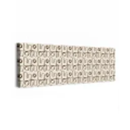 Lijnen - Beige - Patroon - Donkerbruin canvas 2cm klein 828 -z3d
