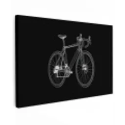 Lijnen - Illustratie - Wit canvas 2cm klein -z3d