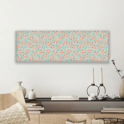 Zee - Kreeft - Groen - Oranje canvas 2cm klein 828 -sfeer6